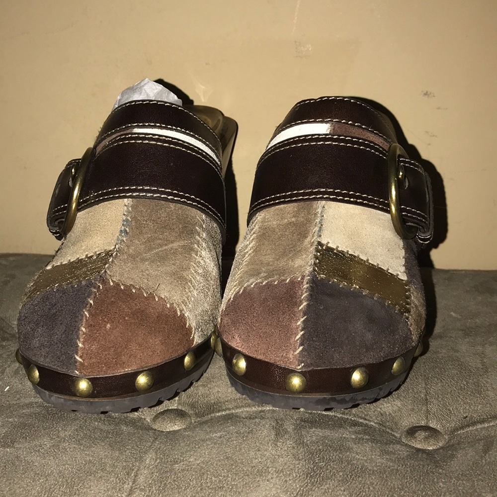 Coach Sabrina Chelsea Patchwork Clogs - Picture 2 of 5